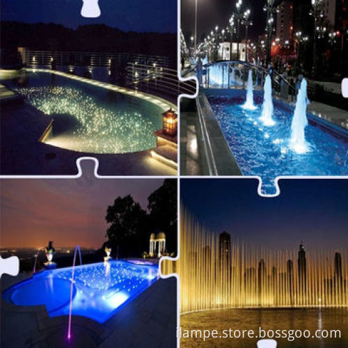Top Grade RGB LED Underwater Light, 5-6W, used in hotel and airports